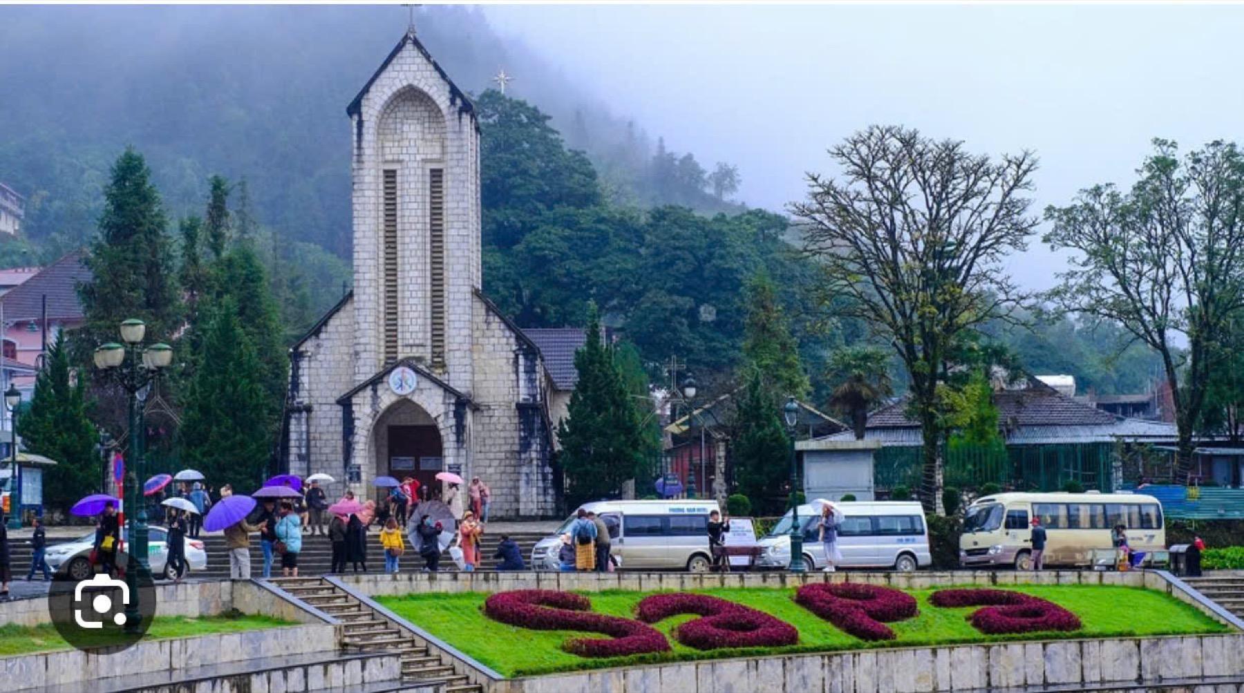 Sapa Stone Church, in Sapa town