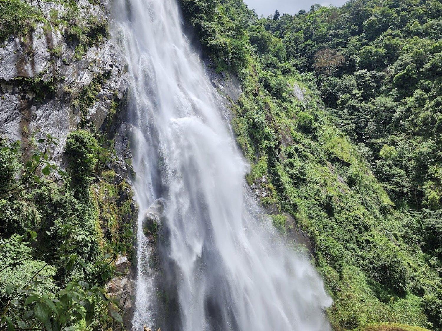 Waterfall on the tour route